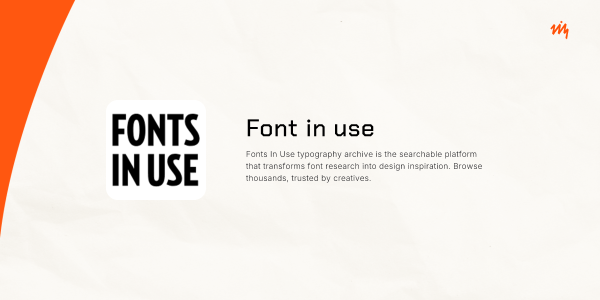 Font in use